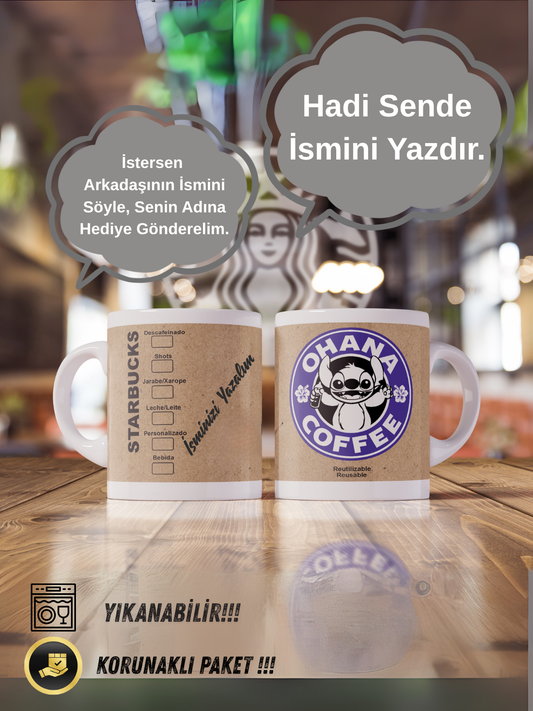 Starbucks Porselen Kupa – İsminize Özel 300 ml