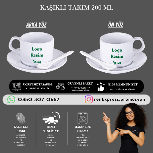 200 ml Tabaklı Nescafe Fincanı