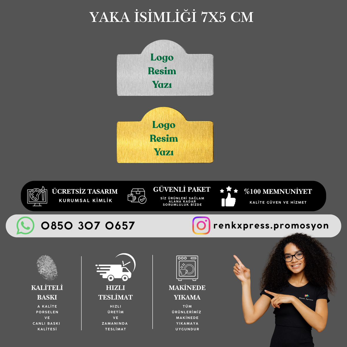 Kubbeli Metal Yaka isimliği