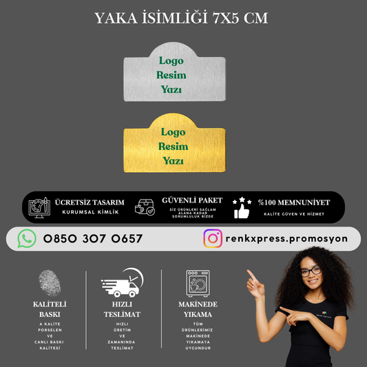 Kubbeli Metal Yaka isimliği